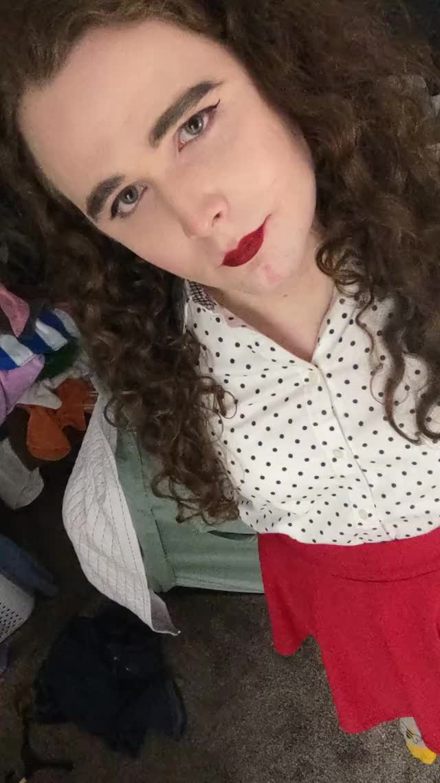Alice Stroking Her Cock