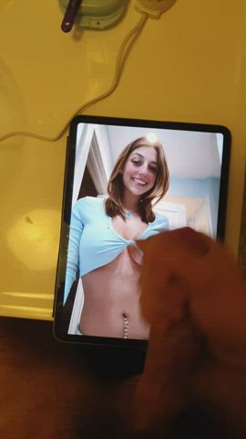 Cumshot Facial Tribute gif