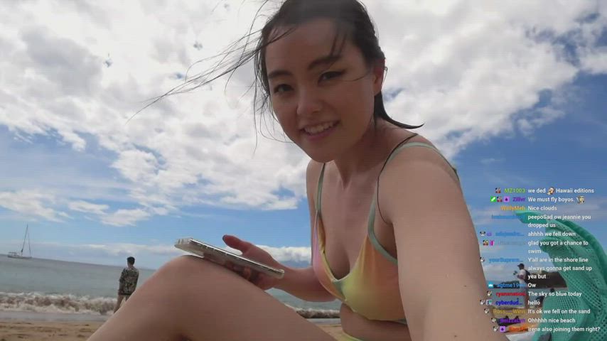 asian bikini small tits gif