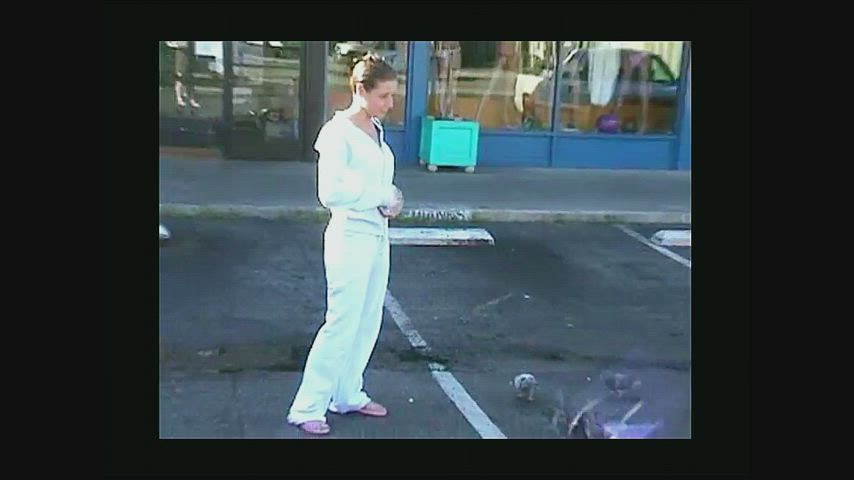 Even during a quick trip to the 7/11 ... Erica's animal rescue instincts run deep