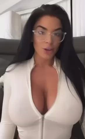 big tits flashing tits titty drop gif