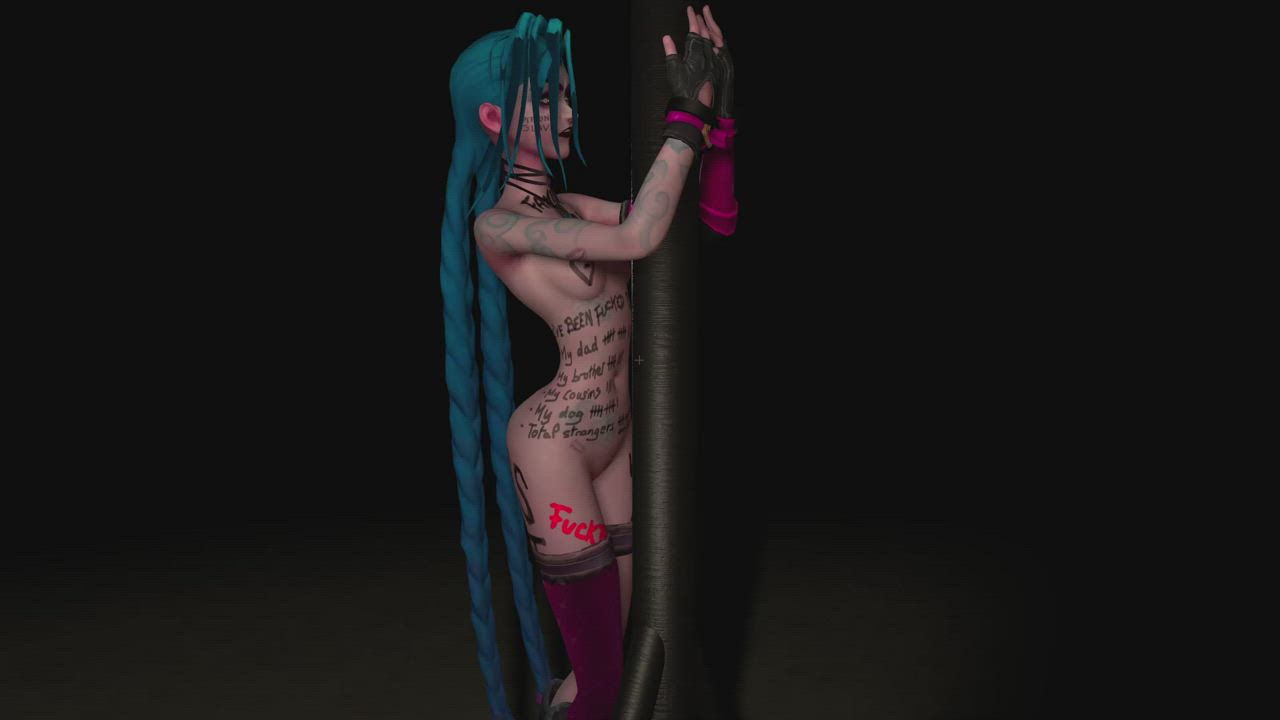 BDSM Blonde Elf gif