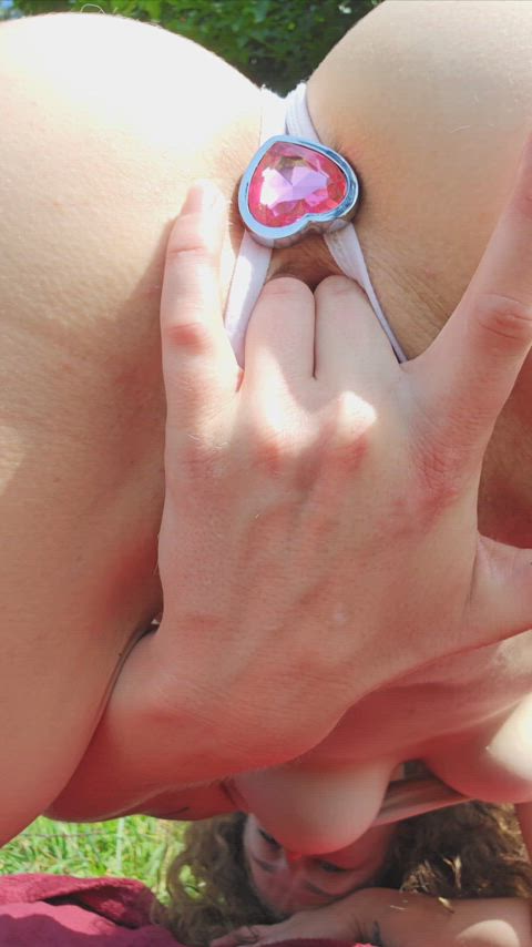 buttplug fingering masturbating onlyfans squirting plugged solo squirters gif