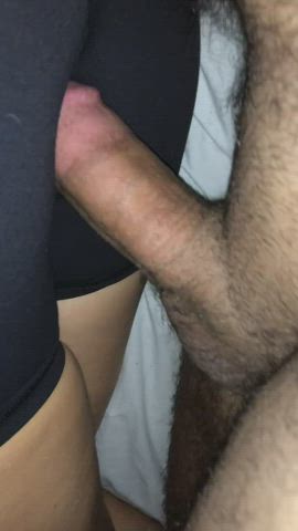 ass cock cock worship creampie leggings pulsating spandex yoga pants gif
