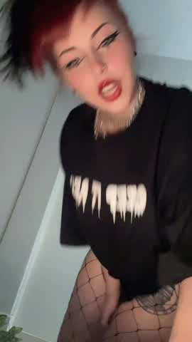 babe big ass booty bubble butt cute emo goth pawg thick twerking gif
