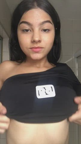 Sissy Small Tits Solo gif