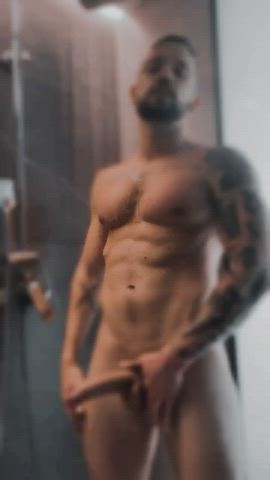 bath big dick gay cock massive-cock gif