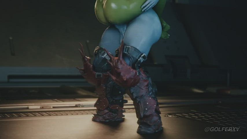 3d ass big tits gif