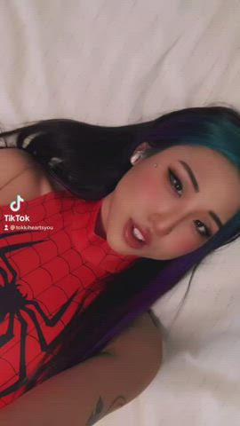 Asian Babe Cosplay Cute Gamer Girl Japanese Korean Teen TikTok gif