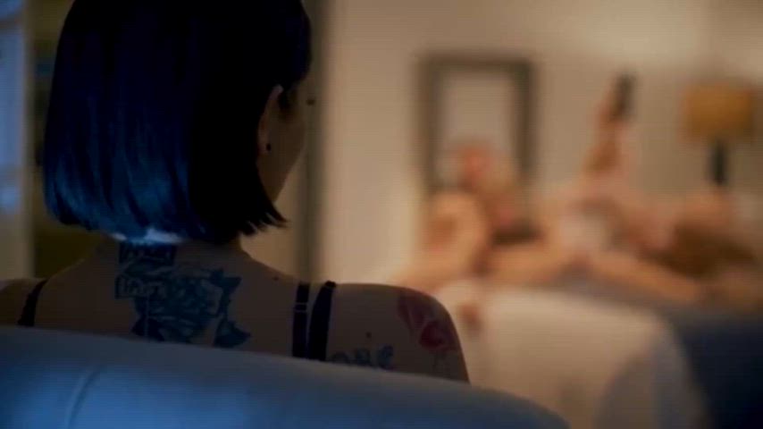 group sex threesome watching gif