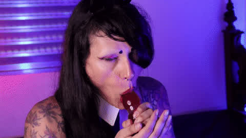 blowjob bunny dildo gif
