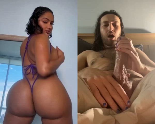 ass shaking bwc babecock big ass celebrity cumshot ebony facial nsfw gif