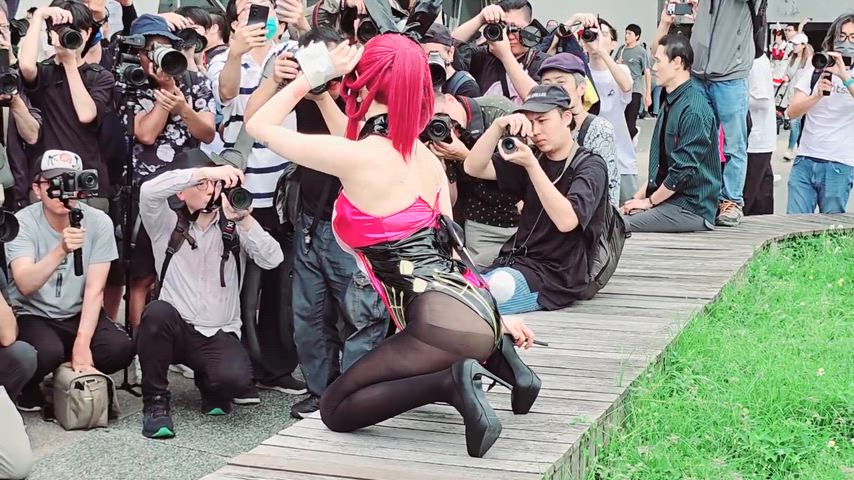 asian cosplay korean gif