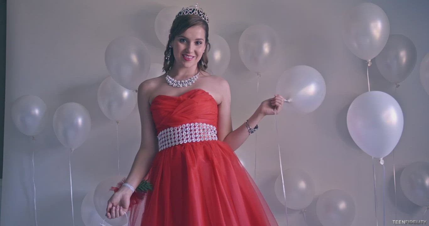 Brunette Dress Teen gif