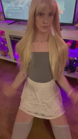 do you like the surprise under my skirt? 🙈