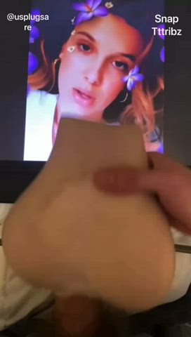 Millie Bobby brown fleshlight cum trib