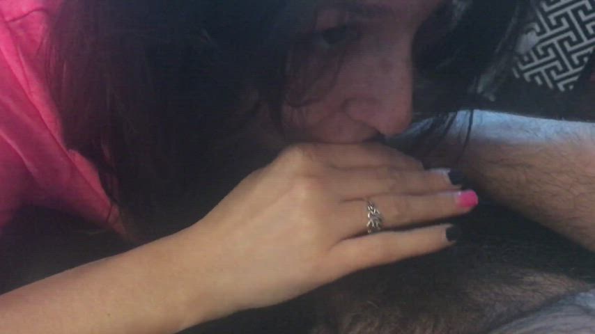 Amateur Blowjob Brunette Cum Cum In Mouth Homemade Latina Post Orgasm gif