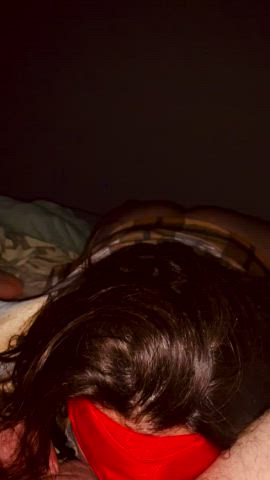 Love starting off slow and sensual and rolling my tongue all over him.