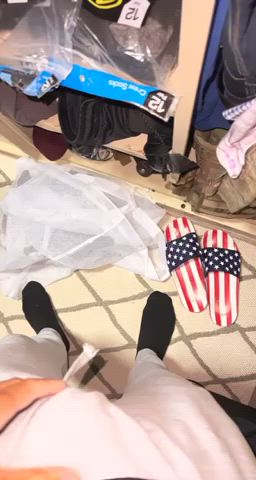 cock cock ring flashing military gif