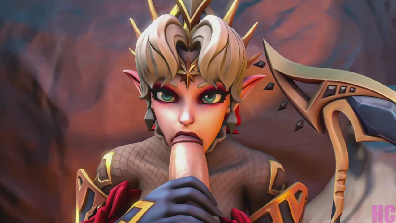 Galactic Conqueror Vora Blowjob (HCid)
