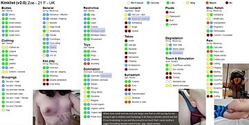 my kinks, please be gentle and tell me what you want to do to me >.<