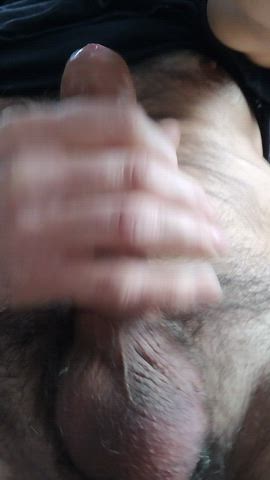 cock jerk off uncut gif