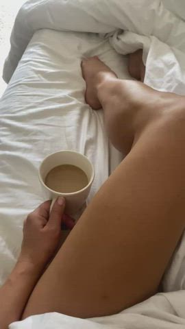 Leg tease 😏 ☕️ ☀️