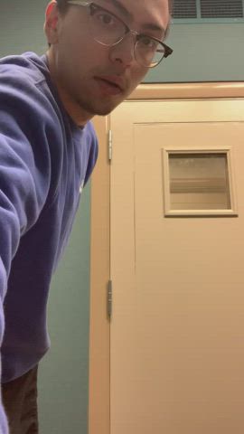 I love getting naked at school