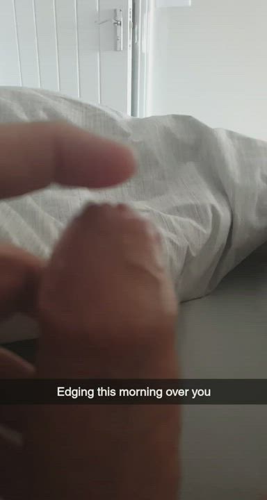 Edging Precum Uncut gif