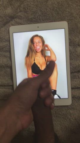 Taylor Alesia takes my thick load