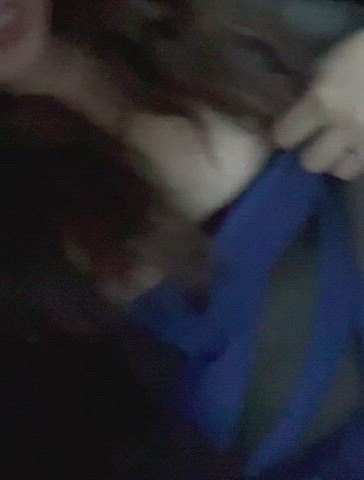 boobs sideboob smile gif