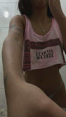 babe homemade tits gif