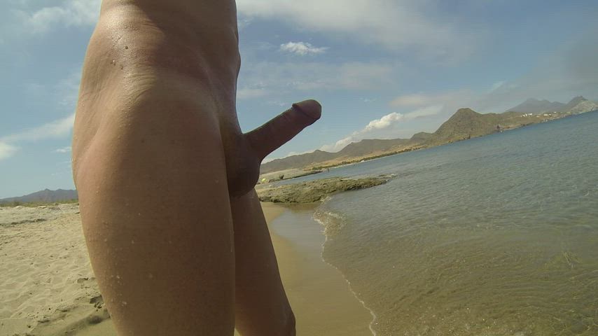 I love to do that at the beach. As i'm walking it is slowly going down