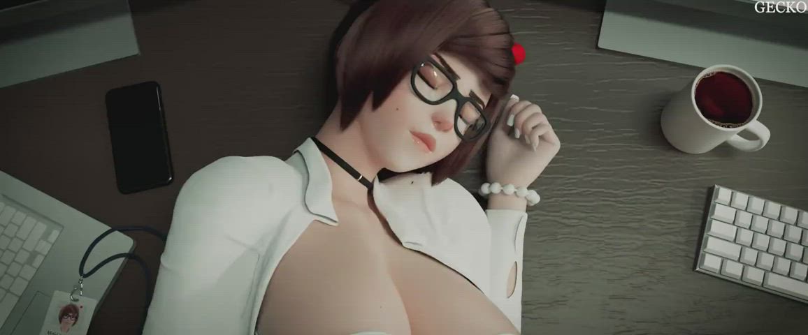 Secretary Mei gets creampied (Geckoscave) [Overwatch]