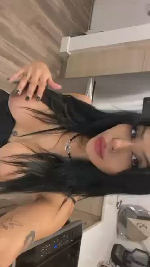 babe nipples tits gif