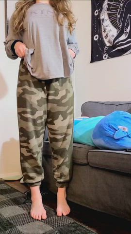 Would you rather have my tits or my ass?