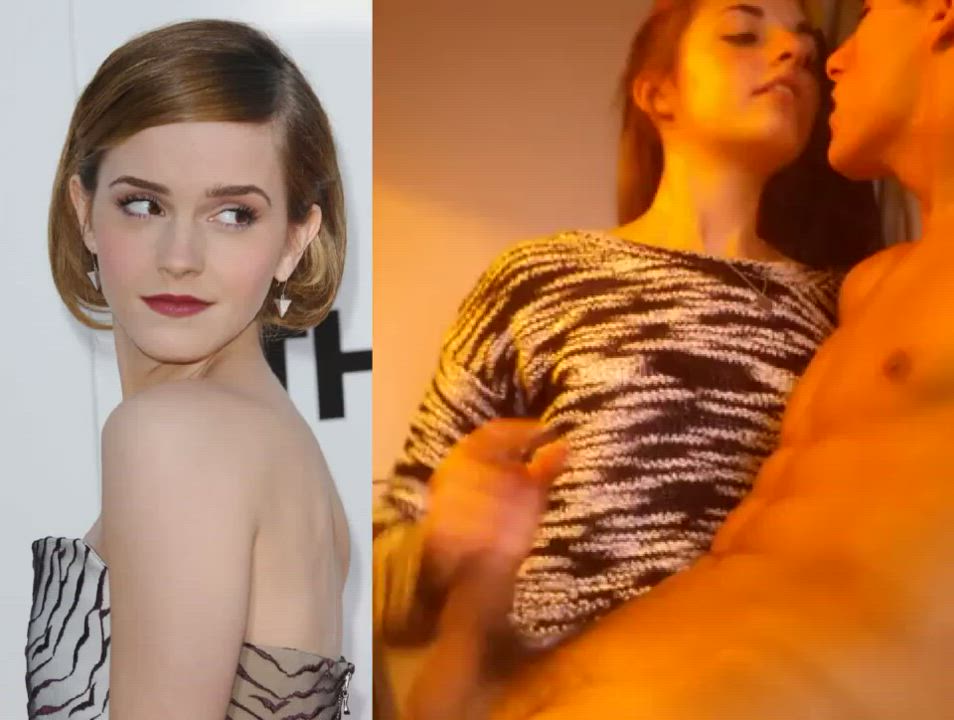 Emma admiring the technique