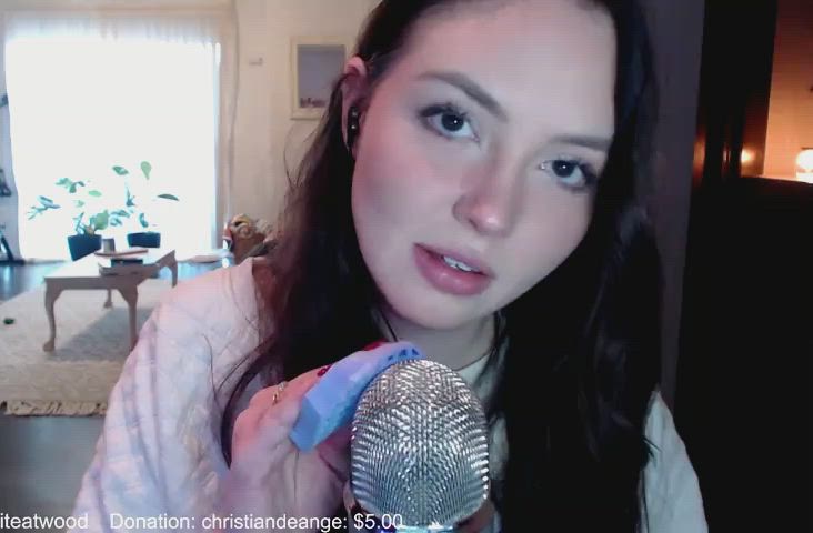 asmr big eyes dirty talk hypnosis joi lips pale pretty talking dirty gif