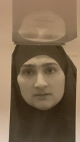 Cumshot Hijab Tribute gif