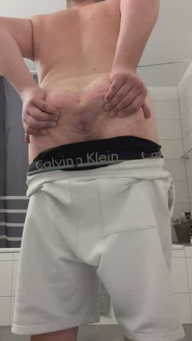 amateur anal ass femboy gay sissy solo spreading gif