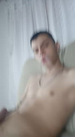 masturbating while smoking