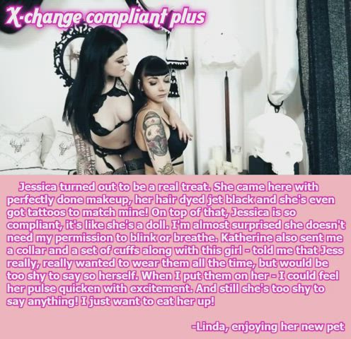 bdsm goth lesbian lingerie xchange gif