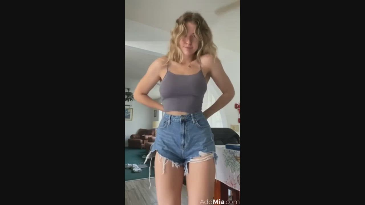 Amateur Busty Strip Striptease gif