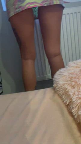 I bend over for you, you just need to pull my thong to the side