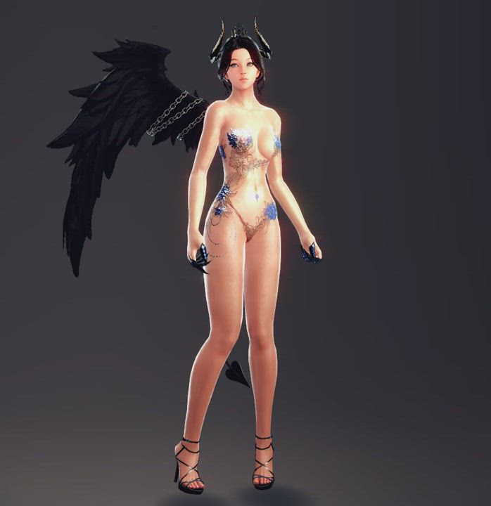 3D Dancing Skinny gif