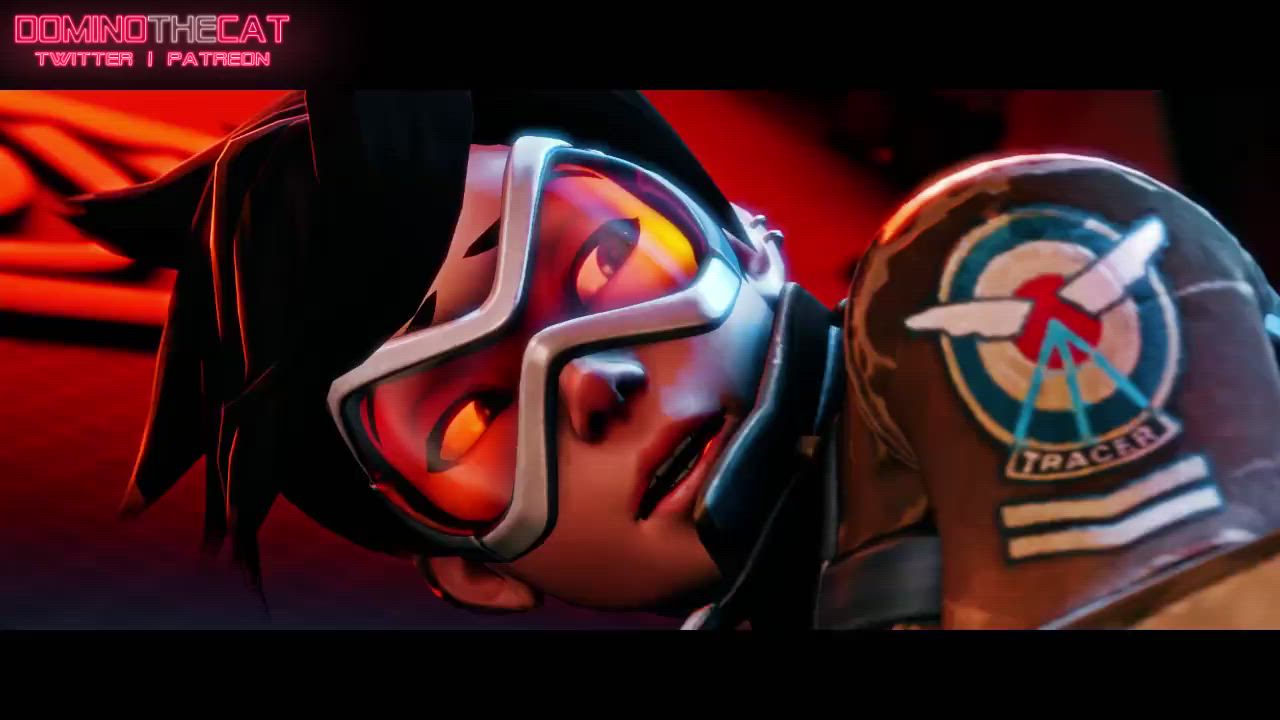 Tracer giving a buttjob (DominoTheCat) [Overwatch]