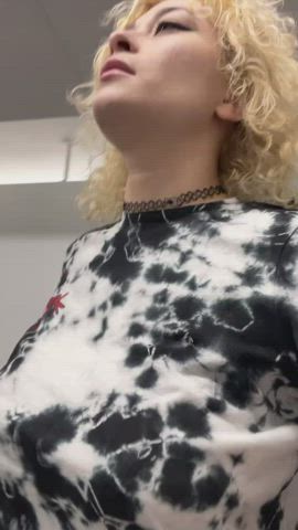 Walking around in my new Harley top