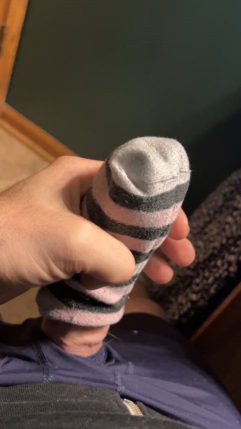 cuckold cum forced husband sex slave slave socks gif