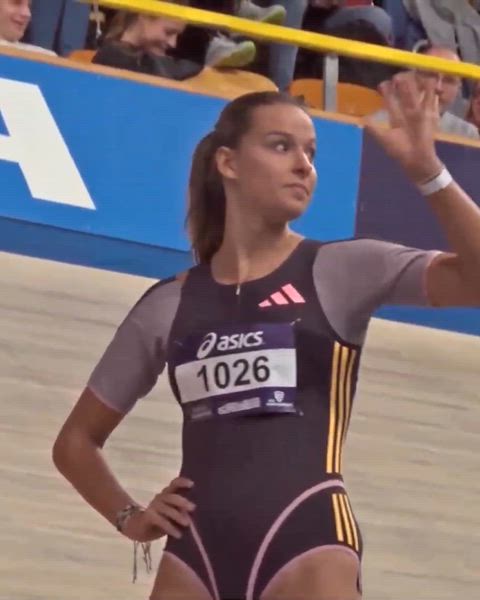 ass athlete athletic big tits dutch netherlands gif