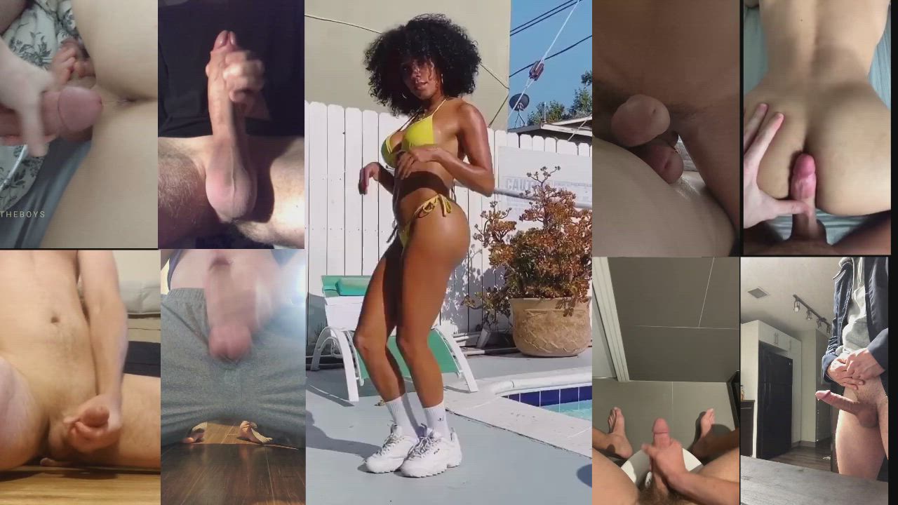 BabeCock Cum Frotting Latina gif